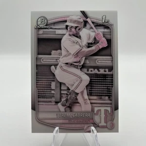2025 Bowman Chrome Yeremi Cabrera Pearl Refractor SSP #BCP-146 - Picture 1 of 2