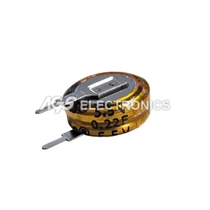 2 x CONDENSATORE ELETTR. BACKUP PUFFER 5.5V PASSO 5mm 220UF EPF 0.22F (2 pezzi) - Picture 1 of 1