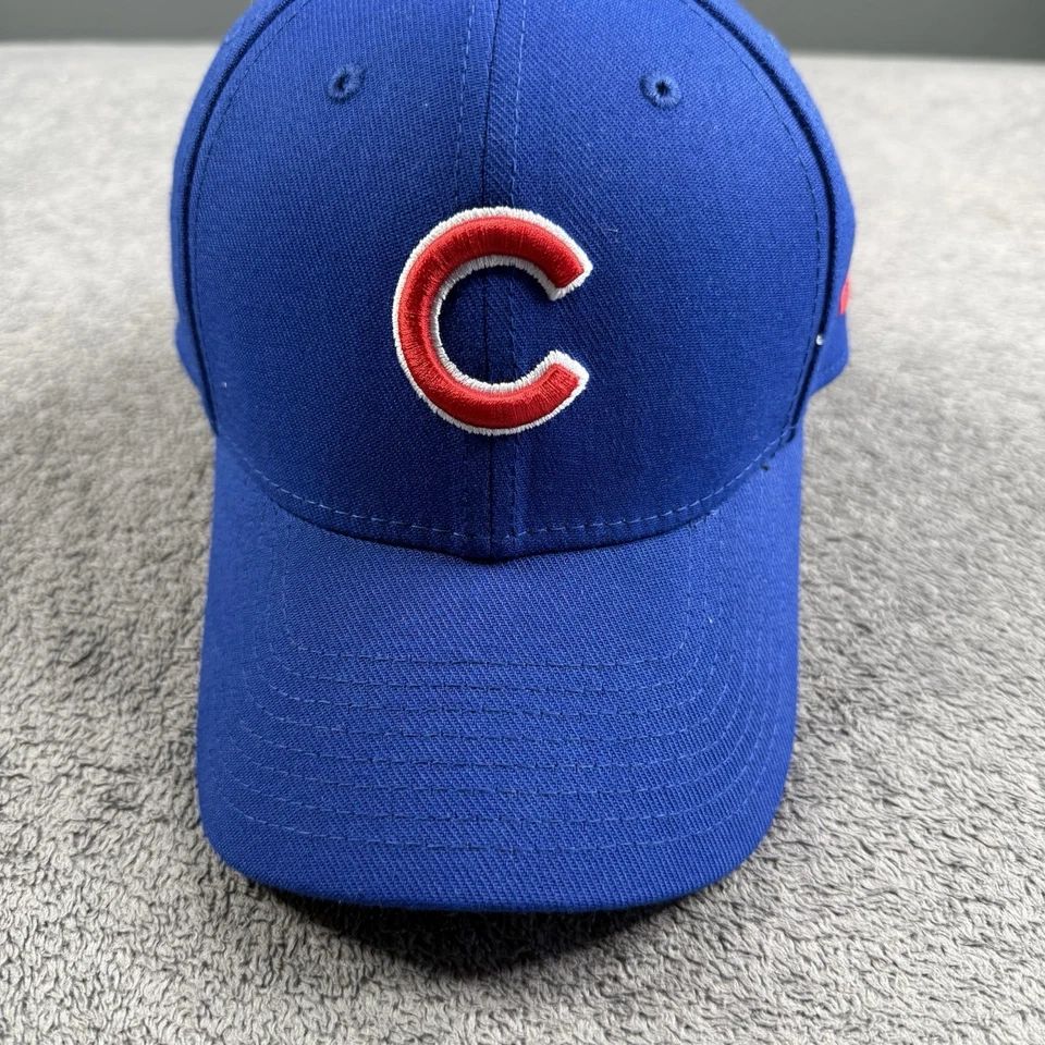 Gorra gorra Chicago Cubs para hombre talla M/L azul New Era 39thirty elástica ajustada MLB Foto 1 de 4