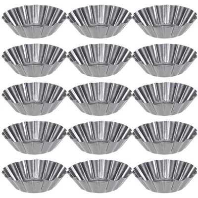  15 Pcs Stainless Steel Pudding Moulds Multi-function Muffin Cup Maker Baking - Bild 1 von 4