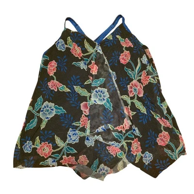 Beach house floral flowy tankini top size 22w - Image 1 of 4