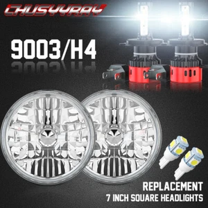7\'\' Round LED Headlights for 1953-1957 Chevrolet Bel Air/150/210 Impala Ford - Bild 1 von 24