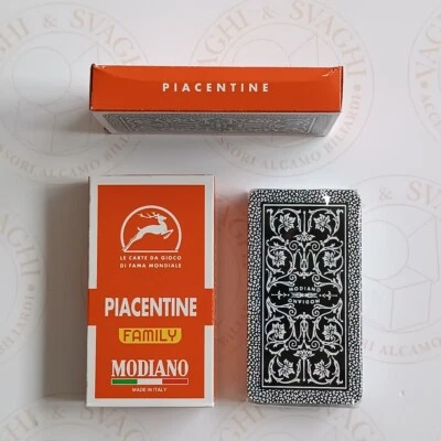 CARTE DA GIOCO MODIANO PIACENTINE FAMILY ARANCIONE ( MO300053)