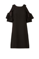 kate spade cold shoulder crepe dress