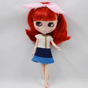 Muñeca desnuda de pelo rojo Takara 12" Neo Blythe de fábrica TBY446 - Imagen 1 de 1