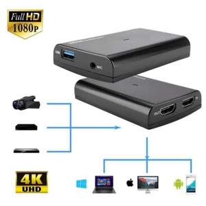 Lo último Convertidor de Videojuegos 4K 30P HD 1080P 60fps Convertidor USB 3.0 Transmisión en Vivo - Imagen 1 de 7