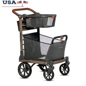 Shop Foldable Shopping Cart Portable & Lightweight Utility W/ Storage Baskets US - Picture 1 of 7
