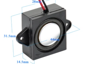 Mega Bass 1’’ Square Speaker For Hornby TTS Decoders. Ideal For HST Class 43, 60 - Picture 1 of 2