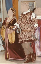 Costume Robe Théâtre Déguisement Epoque RENAISSANCE ITALIENNE Femme T40/42
