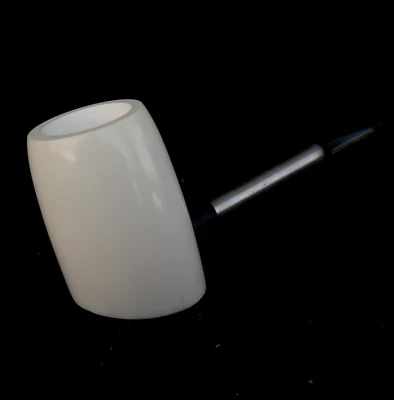 Pipa de fumar de espuma de mar tallada a mano AGovem bloque de carbono AGM-1517 Foto 1 de 4