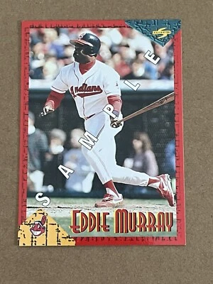 1994 SCORE - SAMPLE PROMO - EDDIE MURRAY INDIANS #RT5 - Image 1 of 2