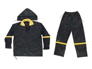 CLC R1032X  3 Piece Deluxe Nylon Rain Suit, Black, 2XL - Picture 1 of 8