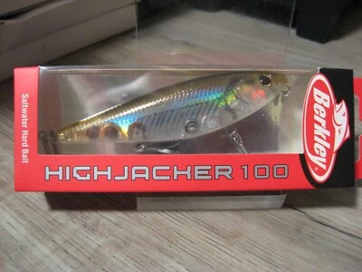 BERKLEY FISHING LURE Berkley 4" HighJacker 100 Saltwater Top Water Fish Lure 2/3 Oz Mangrove Minnow
