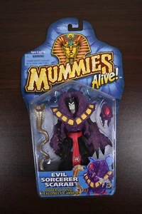 Kenner Mummies Alive 1997 vintage! Modellino Scarabeo Stregone Cattivo - Foto 1 di 2