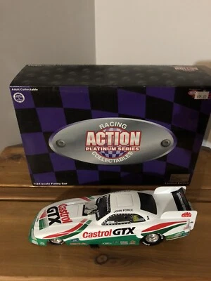 John Force Castrol Mustang 1997 carreras acción platino serie 1:24 coche divertido Foto 1 de 3