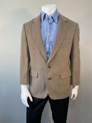 Chaqueta Blazer Vintage Mark Alexander Para Hombre Mezcla Cabello Camel Talla 42 Foto 1 de 4