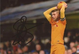 FOTO DE ACCIÓN 6x4 firmada por Paul Gallagher PRESTON: + CERTIFICADO DE AUTENTICIDAD - Imagen 1 de 1