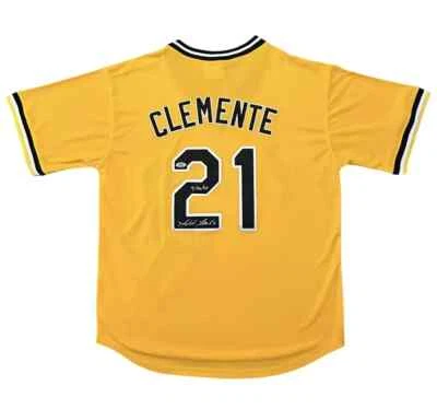 Roberto Clemente Jr. Signed Pittsburgh Pirates Throwback Jersey "9/30/72" (PSA) - Image 1 of 4
