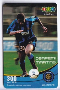 ASIE TELECARTE / PHONECARD .. THAILANDE 300BHT FOOTBALL SOCCER MILANO ITALIA +N° - Imagen 1 de 1