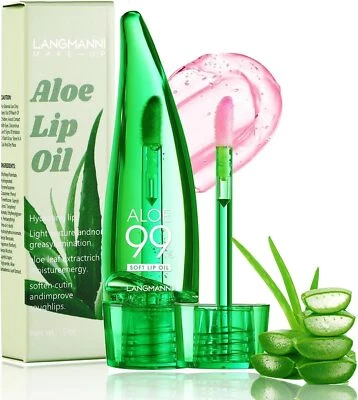 Aloe Vera Lippenöl Temperaturwechsel reichhaltiger glänzender Balsam keine fettige Lippenpflege Neu  - Bild 1 von 4
