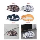 Cute Sleeping Cat Shaped Area Rug Accent Rug for Porch Children's Room