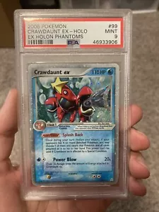Pokemon PSA 9 neuwertig Crawdaunt ex-Holon Phantome 99/110 2006 - Bild 1 von 2