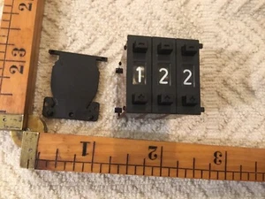 3 VINTAGE Unbranded Push Button THUMB WHEEL SWITCHS, 0-9 - Picture 1 of 5