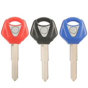 3PCS Motorcycle Uncut Blank Key For Yamaha YZF R1 R6 YZF600 FZ1 FZ6 MT07/09 - Picture 1 of 4