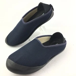 Mahabis Womens Navy Blue Black Round Toe Slip On Summer Slippers Size  38 / 7.5 - Picture 1 of 9