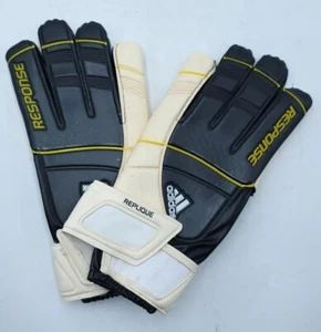 Guanti da allenamento Adidas Response replica portiere neri/bianchi calcio/calcio taglia 8 - Foto 1 di 12