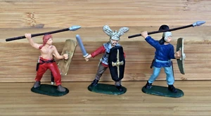 3 Ancient Celtic, Gaul,Gaelic warriors. Italieri 54mm Plastic toy soldiers - Picture 1 of 5