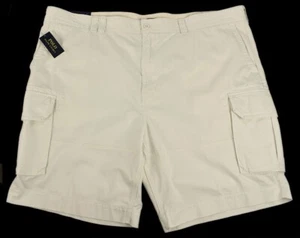 POLO RALPH LAUREN Deckwash White Cotton Twill Cargo Shorts 52 B NWT - Picture 1 of 2