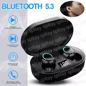 Bluetooth 5.3 Kopfhörer In-Ear Kabellose Sport Headset Mit Mic Ohrhörer Ladebox - Bild 1 von 22