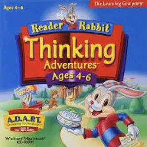Reader Rabbit Thinking Adventures PC New XP Cd Rom Sealed In Paper Sleeve - Picture 1 of 3