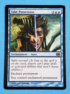 1x Take Possession - Enchantment Island Future Sight 2007 Rare Mtg Magic Card 44 - Picture 1 of 2
