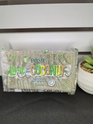 Perfectly Posh Snarky Lime In The Coconut Exfoliating Soap Bar NEW - Image 1 of 4