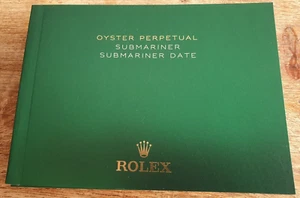 GENUINE ROLEX SUBMARINER DATE 2.2017 WATCH OWNER ENGLISH MANUAL BOOKLET GUIDE - Picture 1 of 9