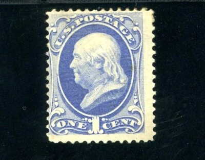 Scott 145 OG MHR FVF US 1870 Franklin SCV $700 - Image 1 of 2