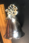 Kirk Stieff silver plate bell - musical - plays Here comes the Bride 3.5 inches