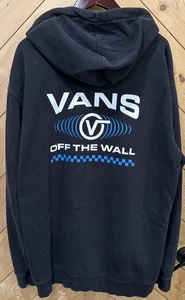 Vans off the wall XXL Kapuzensweatshirt schwarz - Bild 1 von 6