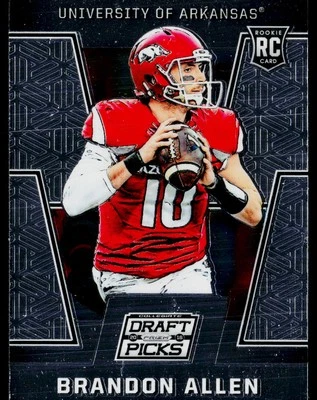 2016 Panini Prizm Collegiate Draft Picks #164 Brandon Allen Arkansas - Image 1 of 2