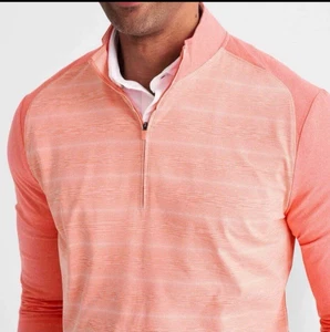 Pullover de golf Johnnie-O Bert XL 1/4 cremallera rendimiento azul bajo nuevo con etiquetas - Imagen 1 de 16
