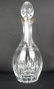 Vtg Waterford Marquis Hanover Gold Crystal Decanter & Stopper Hand 24k Gold, NEW - Picture 1 of 13