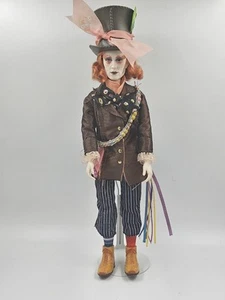 Disney Alice Through the Looking Glass Mad Hatter Collector Doll Loose W/ Stand - Picture 1 of 8