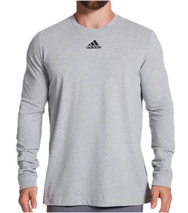 Adidas Men’s Creator Long Sleeve Sports Training Shirt Gray Size XL New - Picture 1 of 8