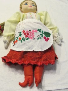 17 Zoll große ungarische handbemalte Gesichtspuppe - Bild 1 von 10