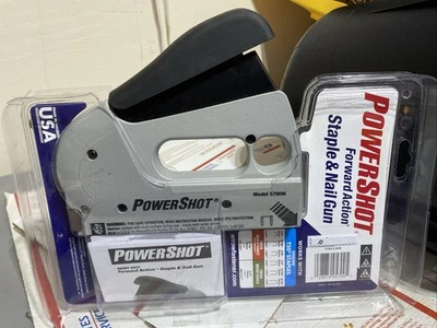 Pistola de grapas y clavos Power Shot Forward Action NUEVA en plástico resistente 5700M Foto 1 de 2