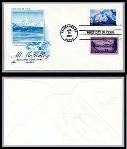 US FDC # C137 80c Mt McKinley  ArtCraft combo L.Cancel 2001, 0a1804 - Picture 1 of 1