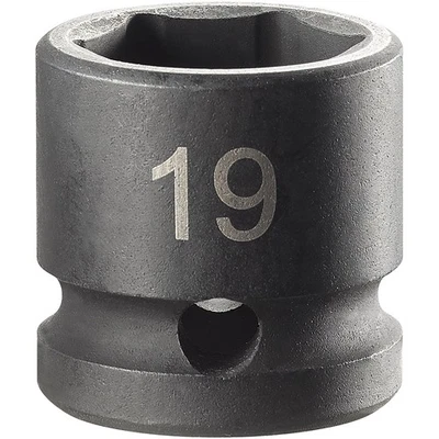 Facom 6-Point Stubby Impact Socket 1/2in Drive 19mm - Image 1 of 2