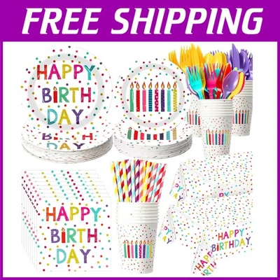 Birthday Party Decorations Set for 50 Guests - Image 1 of 4